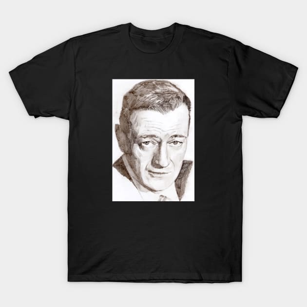 John Wayne T-Shirt by Grant Hudson